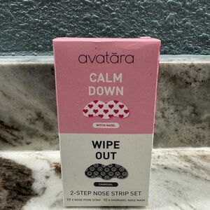 Avatara Calm Down and Wipe Out 2-Step Nose Strip Set Pore Strip and Nose Mask